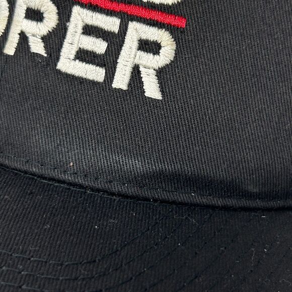 Vintage Evander Holyfield vs Michael Moorer Baseball Cap Hat Boxing Match Black - Picture 7 of 11